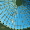 LF Steel Structure Atrium Roof Design Temper Glass Dome Skylight